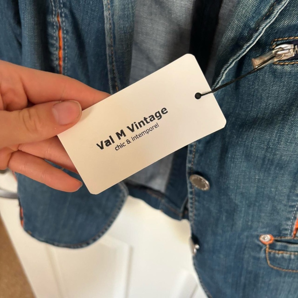 Jean Paul Gaultier vintage denim blazer - Picture 7 of 8